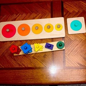 Lovevery wooden puzzles